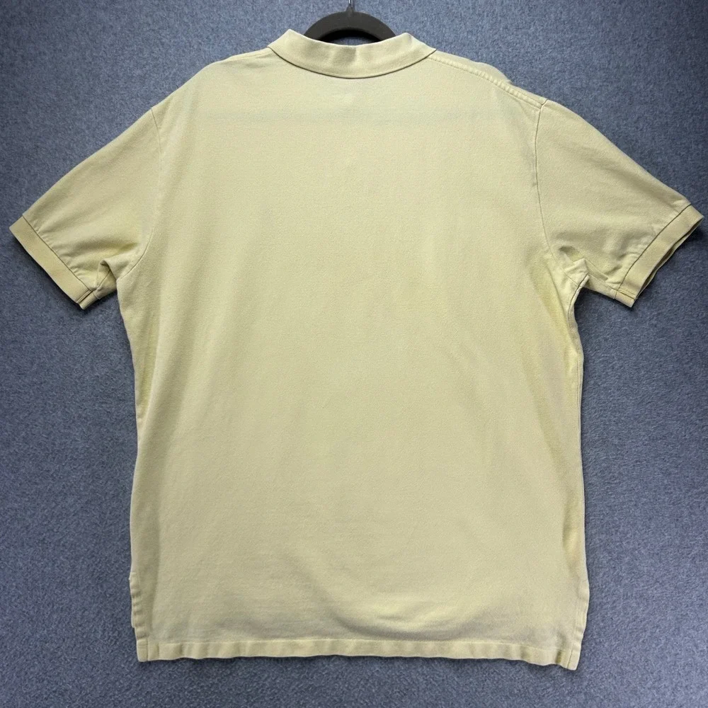 Vintage Polo Ralph Lauren Polo Shirt Mens XL Yellow Preppy Quiet‎ Luxury